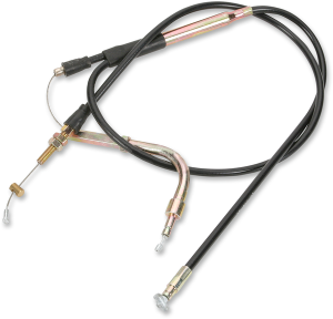Black Vinyl Throttle Cable Black