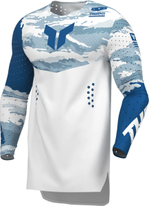 Thor Sportmode Recon LE póló, kék/fehér, M, 3, nordicamoto.ro