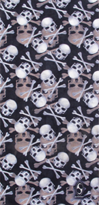 Skull Neck Tube Black, Gray, 2, nordicamoto.ro