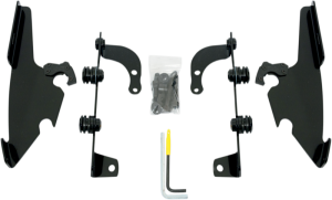 Fats/slim Windshield Trigger-lock Complete Mount Kit Black, 1, nordicamoto.ro