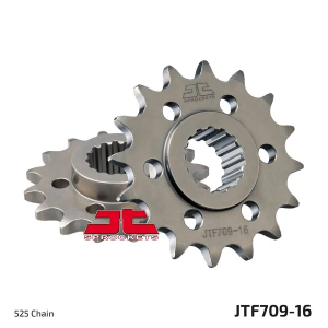 JT SPROCKETS Első lánckerék, természetes színű , nordicamoto.ro