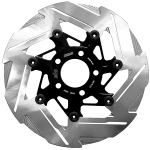 Brake Rotor Designed By Kodlin Black, Silver, 1, nordicamoto.ro