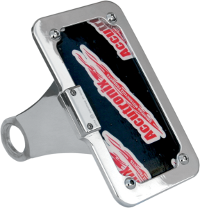 Side Mount License Plate With Led Tag Light White, 1, nordicamoto.ro