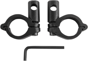 Replacement Round Windshield Handlebar Clamp Kit Black, 1, nordicamoto.ro