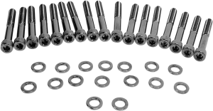 Socket-head Bolt Set Black Chrome, 1, nordicamoto.ro