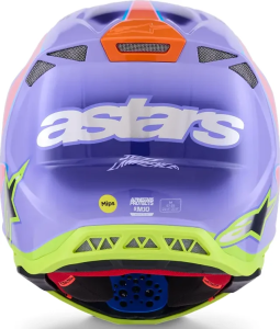 Alpinestars Supertech M10 Jett Lawrence R01 lila XS bukósisak, 5, nordicamoto.ro