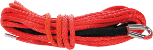 Synthetic Rope For Winch Red, 2, nordicamoto.ro