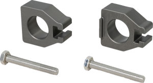 Chain Adjuster Blocks Gray, Anodized, 1, nordicamoto.ro