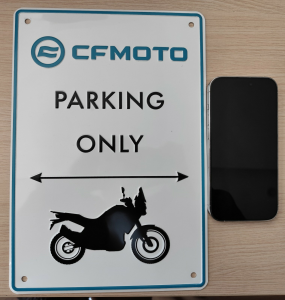 CFMOTO 450MT díszítő alumínium plakett, 4, nordicamoto.ro