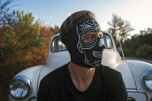 Neoprene Face Mask Black, 2, nordicamoto.ro