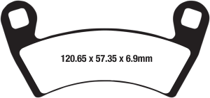 Long-life Sintered (r)r(r) Brake Pads