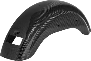 Carbon Fiber Rear Fender For M8 Softails Black, Carbon Fiber, Gloss 