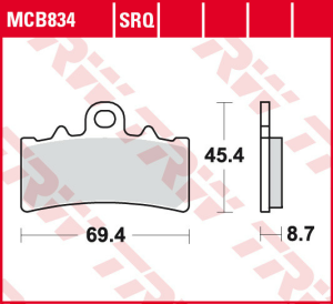 TRW szinterezett első fékbetétek (STREET) a következő modellekhez: BMW G 310 R / GS (2016-tól), C 400 GT / X (2018-tól), KTM DUKE 125 (2011-től), 390 ADV / DUKE (2013-tól), nordicamoto.ro