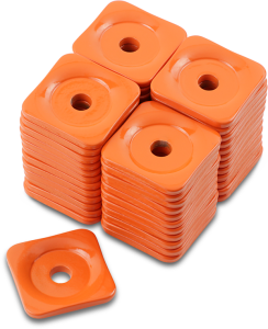 Grand Digger® Support Plates Orange, Powder Coated