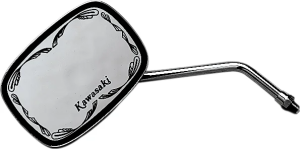 Die-cast Scrolled Mirror Chrome