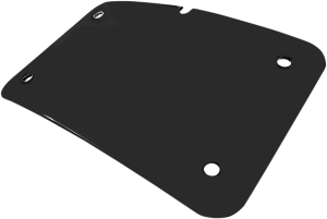 3 Hole License Plate Mount Black