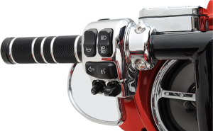 Handlebar Switch Housing Kit Silver, 3, nordicamoto.ro