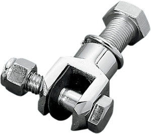 Replacement Chrome Footpeg Clevis Mounts Silver