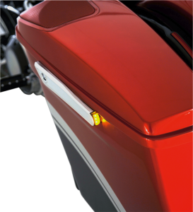Lighted Saddlebag Hinge Covers Silver, 3, nordicamoto.ro