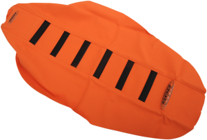6-rib Gripper Seat Cover Orange, 2, nordicamoto.ro
