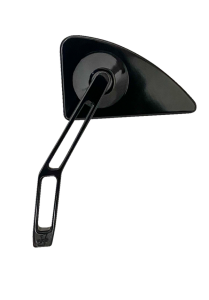 Mini Mirror W/v2 Cut-out Stem Black, Anodized, 3, nordicamoto.ro