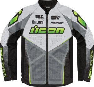 Icon Hooligan Ultrabolt textildzseki, fekete/szürke/narancssárga