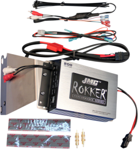 Jmc Rokker® 200 W 2-channel Amplifier Kit Black, Silver, 1, nordicamoto.ro