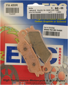 Long-life Sintered (r)r(r) Brake Pads
