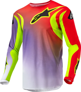 Tricou Alpinestars Fluid Lucent Purple/Red, 3, nordicamoto.ro
