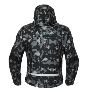 CFMOTO CAMO textil motoros kabát – szürke / fekete, 5, nordicamoto.ro