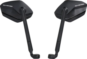 SW-MOTECH Mirror Set Sport Long Arm Black 