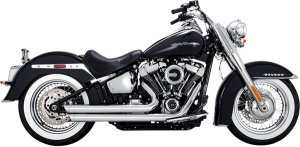 Big Shots Staggered Exhaust Chrome, 1, nordicamoto.ro