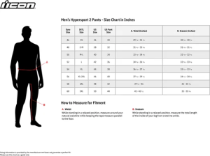 Pantaloni Piele Icon Hypersport 2 Prime™ Black 56, 2, nordicamoto.ro