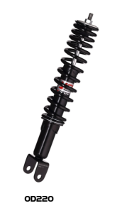 High Performance Series Scooter Shock Absorber Black, 2, nordicamoto.ro