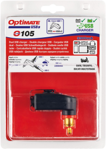 Optimate Dual Output Usb Blue, 4, nordicamoto.ro