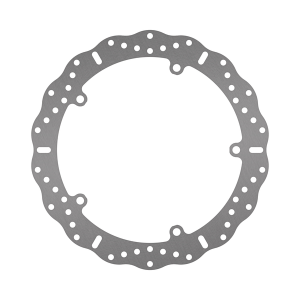 Contour Fixed Brake Rotor Silver, Stainless Steel