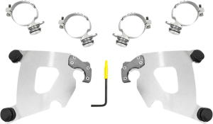 Cafe Fairing Trigger-lock Hardware Kit Polished, 1, nordicamoto.ro