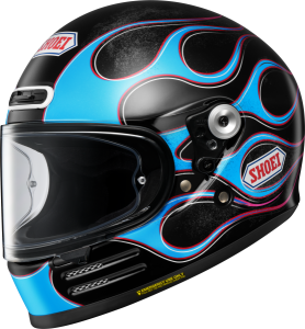SHOEI GLAMSTER06 BLAST TC-2 teljes arcú sisak, fekete/kék/piros