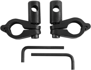Tombstone Windshield Handlebar Clamp Kit Black, 1, nordicamoto.ro