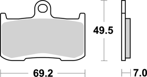 Hhs Street Excel Sintered Front Brake Pads