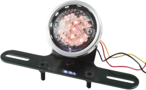 E-marked Taillight With License Plate Light Red