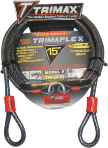 Trimaflex Max Security Braided Cable Black