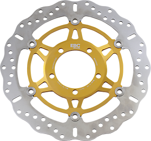 Pro-lite Xc Contour Brake Rotor Aluminum, Gold, Silver