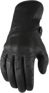 Manusi Piele Icon Raiden™ Black M, 1, nordicamoto.ro