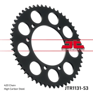 JT SPROCKETS hátsó lánckerék, természetes színű , nordicamoto.ro