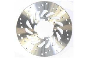 Round D-series Scooter Brake Rotor Silver, Stainless Steel, 1, nordicamoto.ro