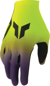 Thor Sportmode Iconic kesztyű, sárga/lila, L-es méret, 1, nordicamoto.ro