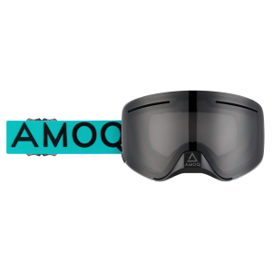 AMOQ Vision Vent+ mágneses síszemüveg, türkiz/fekete – füstös