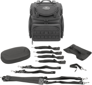 Br1800 Tactical Sissy Bar Bag Black, 3, nordicamoto.ro