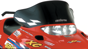 Cobra Windshield Black, White